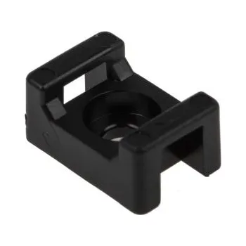 Stahovací páska Držák kabelových stahovacích pásek pro 4.8mm široké pásky 15mm 10 mm barva Černá Ne RS PRO