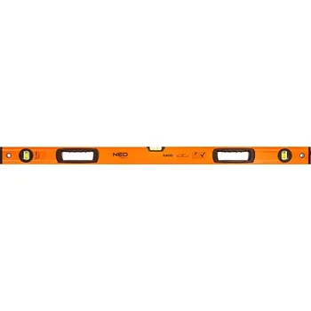 Vodováha HLINÍKOVÁ VODOVÁHA S 3 LIBELAMI, 2 ÚCHYTY, 100 CM 71-144 NEO TOOLS