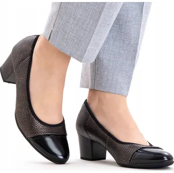 Dámské lodičky Wojtyłko dámské lodičky na sloupkovém podpatku, velikost 39