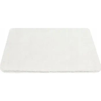 Koupelnová předložka KOUPELNOVÁ PŘEDLOŽKA PROTI SKLUZU BÍLÁ LESKLÁ MALMO 50x80 cm