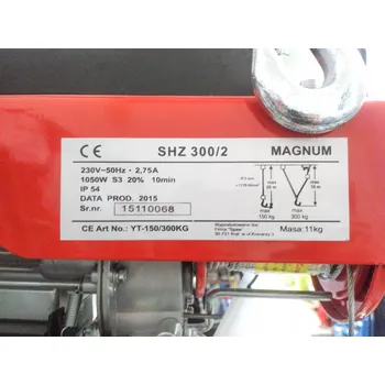 Lanový naviják Magnum SHZ300