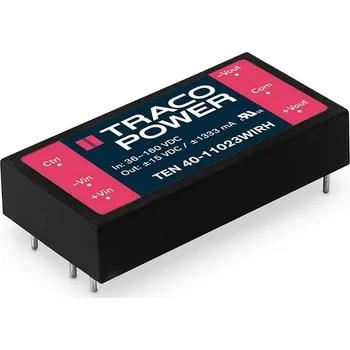 Měnič napětí TracoPower TEN 40-11015WIRH DC/DC měnič napětí do DPS 110 V/DC 24 V/DC 1.666 A 40 W Počet výstupů: 1 x Obsah 1 ks