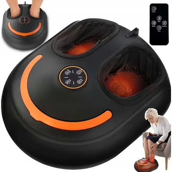 Masážní přístroj Masážní Přístroj na nohy Shiatsu černý 3D s vyhříváním 40 W
