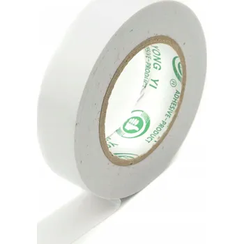Izolační páska Izolační páska PVC 600V bílá, pružná, pevná, voděodolná 15mm x 18m