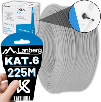 Síťový kabel Šroubovák Lanberg U/UTP kat. 6 225 m