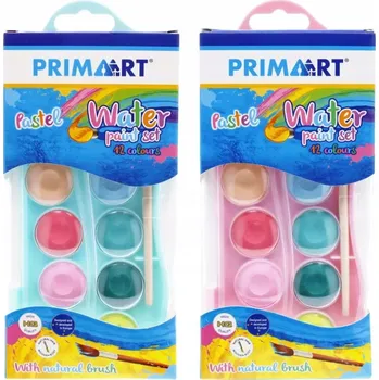 Výtvarná barva AKVARELOVÉ BARVY 12 BAREV PASTELOVÉ PRIMA ART 472393