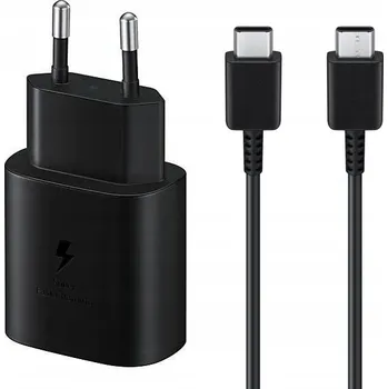 Originální nabíječka Samsung USB-C + kabel 1m Rychlé nabíjení Power Delivery