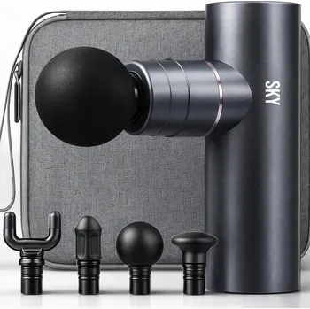 Masážní přístroj MASÁŽNÍ PISTOLE NA TĚLO SKY PRO VÝKONNÁ MASÁŽNÍ PŘÍSTROJ PŘÍSTROJ NA ZÁDA SADA PRO SPORTOVCE