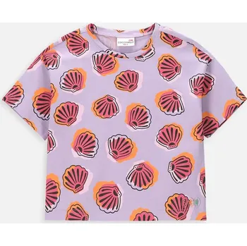 Dívčí tričko 116 Fialové Tričko pro dívky Coccodrillo WC4