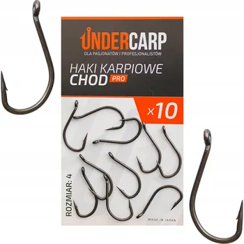 Rybářský háček Zemní háky s otřepem Undercarp Háčky 10 ks