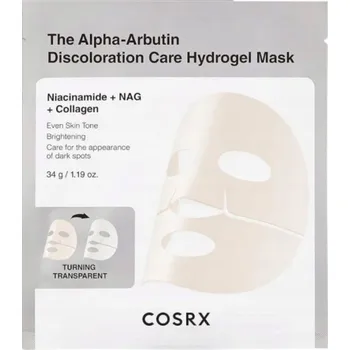 Pleťová maska COSRX Hydrogelová maska pro péči o pleť s alfa-arbutinem proti pigmentovým skvrnám _3 ks