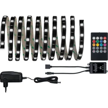 LED páska Paulmann Lights and Sound Comfort 70956 Kompletní sada LED pásku konektor 12 V 3 m RGB 1 ks