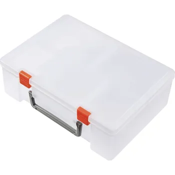 Úložný box TRU COMPONENTS krabička na malé součástky (d x š x v) 250 x 190 x 80 mm přihrádek: 6 variabilní rozčlenění, Vč. rukojeti Obsah 1 ks