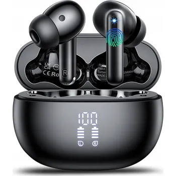 Sluchátka Bezdrátová sluchátka A68 PRO červená