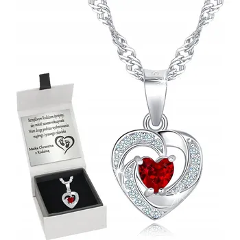 Náhrdelník STŘÍBRNÝ NÁHRDELNÍK 925 PRO MAMINKU A ŽENU GRAVÍROVÁNÍ