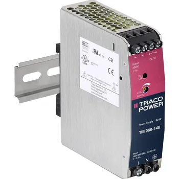 spínaný zdroj TracoPower TIB 080-148 síťový zdroj na DIN lištu plus 48.0 V/DC 1700 mA 80 W Počet výstupů:1 x Obsah 1 ks