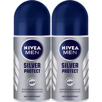 Antiperspirant Nivea MEN Silver Protect kuličkový 2 x 50 ml