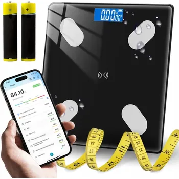 Osobní váha BLUETOOTH SMART Osobní Váha 25v1 do 180 KG Analytická Chytrá Skleněná