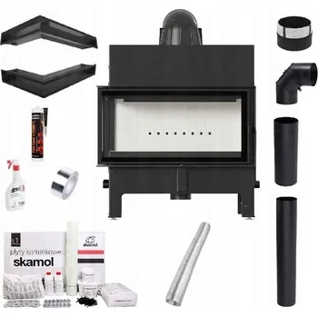 Krbová vložka KRBOVÁ VLOŽKA OCELOVÁ FLOKI L LEVÝ 12 kW EKO SADA