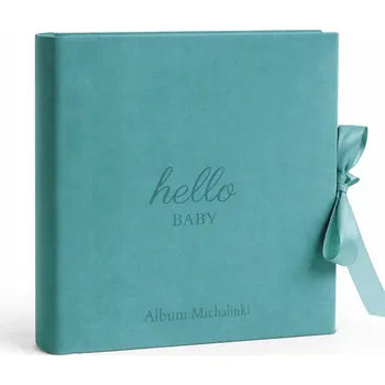Fotoalbum ALBUM na fotografie pro DĚTI, 20 listů, Gravírování, Křtiny, První narozeniny, Narození, velurový