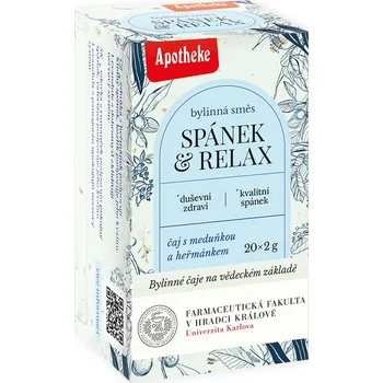Apotheke Čaj Spánek a relax Farmaceutická fakulta 20x 2 g