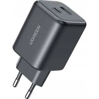 Síťová nabíječka Ugreen 45W USB-C se 2 porty, černá, univerzální