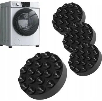 Praní a péče o prádlo ANTIVIBRAČNÍ PODLOŽKY POD PRAČKU MYČKU SADA 4 KUSŮ VYSOKÉ