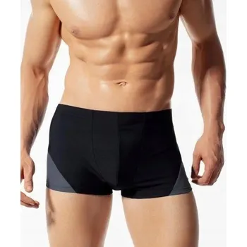 Pánské plavky ATLANTIC plavky šortky KMS-293 černá/grafit S