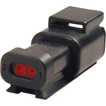 Elektrický konektor TE Connectivity DTM zástrčkový konektor na kabel 2, DTM04-2P-E005, 1 ks