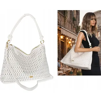 Kabelka Enrico Coveri kabelka eko kůže bílá