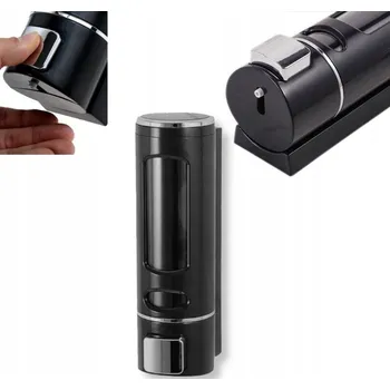 Dávkovač mýdla Nástěnný ruční dávkovač tekutého mýdla 400 ml černý