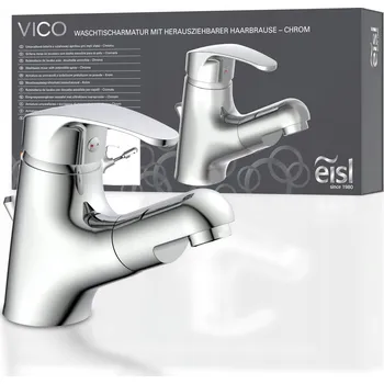 Vodovodní baterie Stojánková umyvadlová baterie Eisl stříbrná