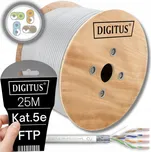 SÍŤOVÝ KABEL KROUCENÁ DVOULINKA LAN RJ45 F/UTP KAT.5E CAT.5E 25M DIGITUS