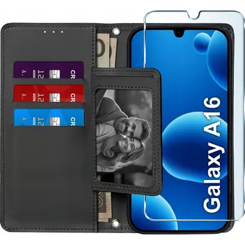 Pouzdro na mobilní telefon Flipové pouzdro KrainaGSM pro Samsung Galaxy A16 5G, černé