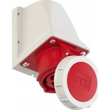 Elektrická zásuvka Elektrická Zásuvka hermetická Pce červená