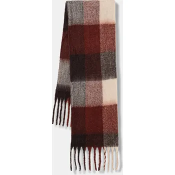 Šála Sisley 6P1AWU02C burgundské 83X, vel. ONE SIZE