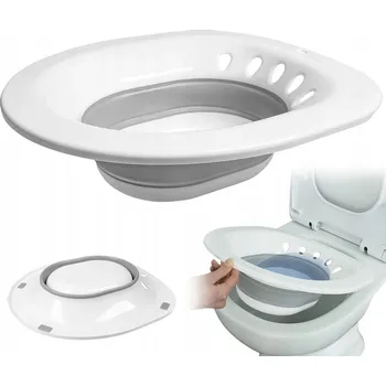 MISKA PRO OMYTÍ ZADKU NÁSTAVEC BIDET PRO WC SANITÁRNÍ PRO SEDACÍ KOUPEL NA WC SEDÁTKO