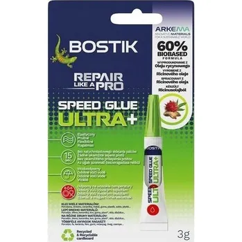 Průmyslové lepidlo BOSTIK Speed Glue Ultra+ rychlé opravné lepidlo 3g