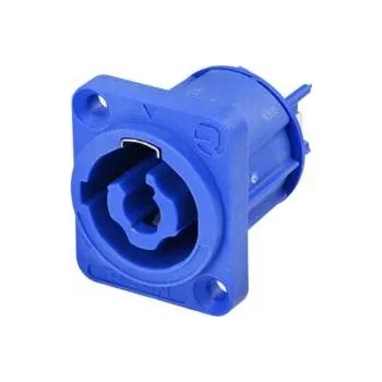 Elektrická zásuvka Rean AV RRAC3I-G-000-0 síťový konektor zásuvka, vestavná Počet kontaktů: 2 plus PE 16 A modrá 1 ks