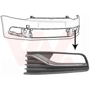 Nárazník Větrací mřížka, nárazník VAN WEZEL 5814593