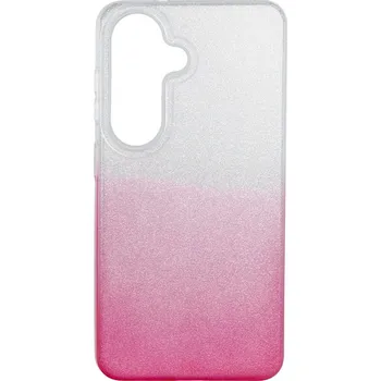 Náhradní kryt pro mobilní telefon Kryt Shining Case Samsung Galaxy S26 Translucent Pink