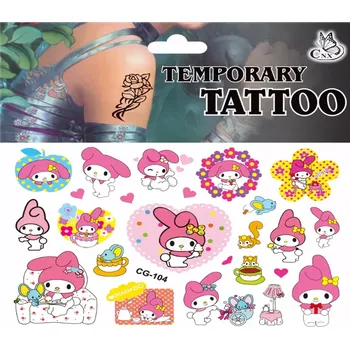 Tetování Dětské dočasné tetování - HELLO KITTY 11 (Značka: TAKARA TOMY)