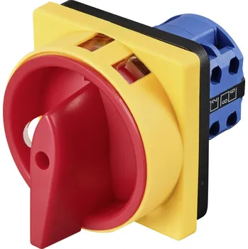 TRU COMPONENTS TC-LW26-20 GS20/04-2 silový vypínač 20 A 690 V 1 x 90 ° žlutá, červená 1 ks