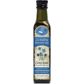 Rostlinný olej MISSIVA Za studena lisovaný olej černý kmín 100 ml