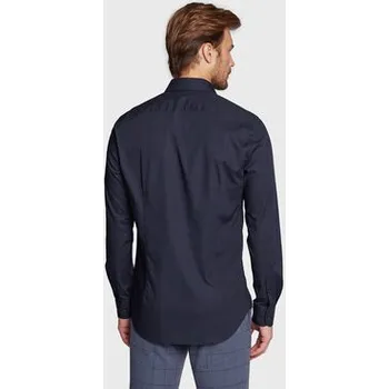 Pánská košile Tommy Hilfiger Košile MW0MW25040 Tmavomodrá Slim Fit 39