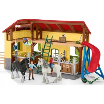 Figurka Schleich sada: Koňská stáj, domeček, farma 42485
