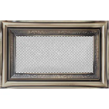 Ozdobná mřížka výdechu Kratki šedá