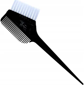 Kosmetický štětec KOMPLETNÍ SADA NA BARVENÍ VLASŮ S ŠTĚTCEM A HŘEBENEM BÍLÁ PRO SAMOSTATNÉ BARVENÍ