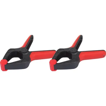 Truhlářská svěrka TOOLCRAFT 2226762 Pružinová svorka 70 mm 10 kg, 2dílná Délka vyložení:70 mm