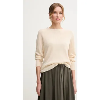 Dámský svetr Lněný svetr Weekend Max Mara 2515361052600 béžová 08X, vel. S